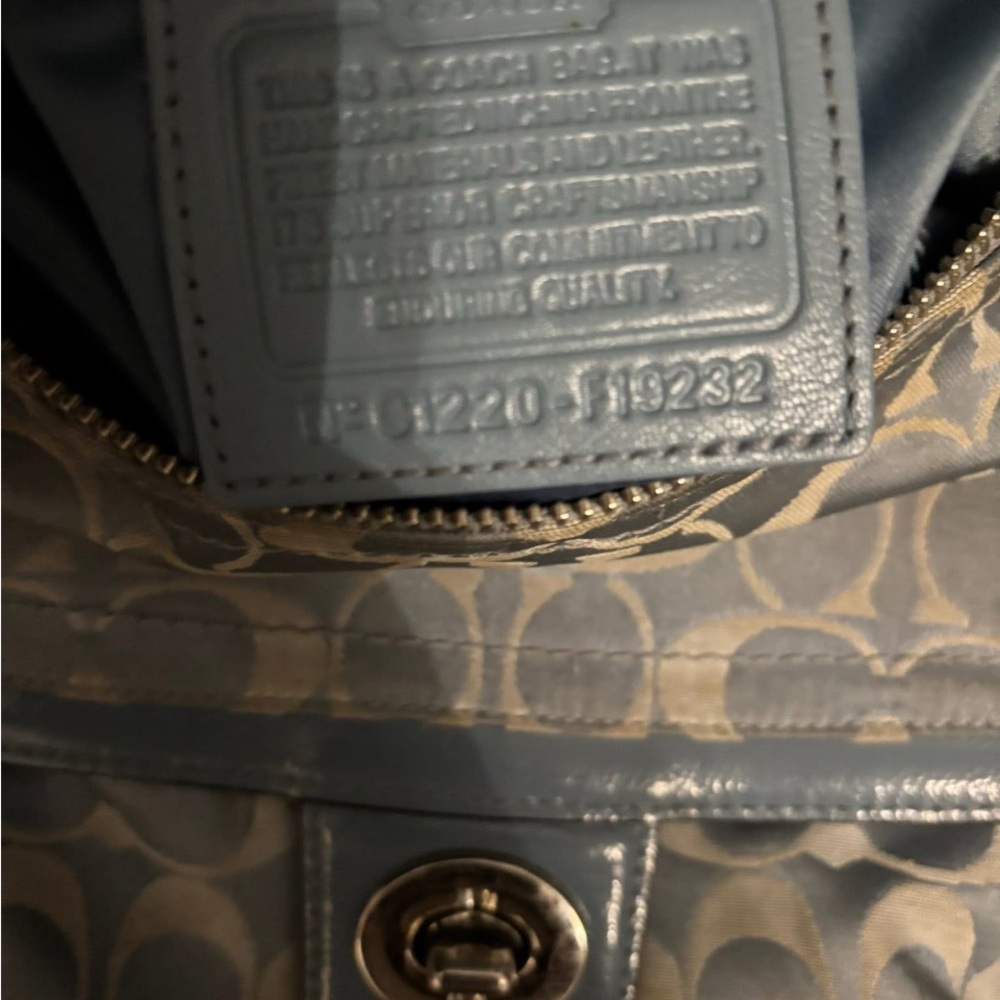 Sold
Coach Blue Patterned Shoulder Bag - Picture 10 of 10